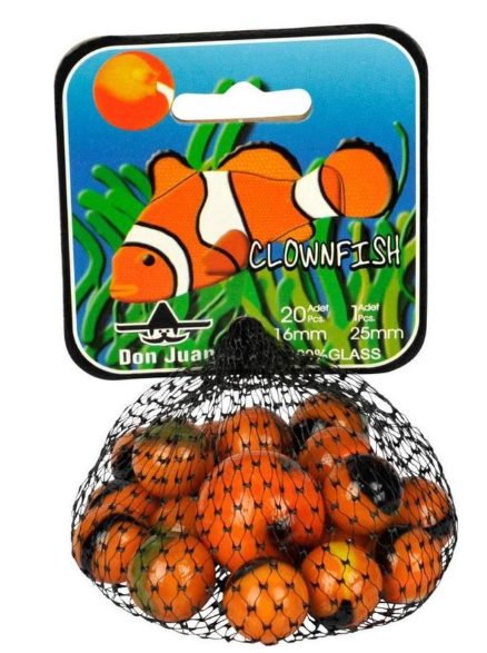 20+1 Clownfish knikkers 4035