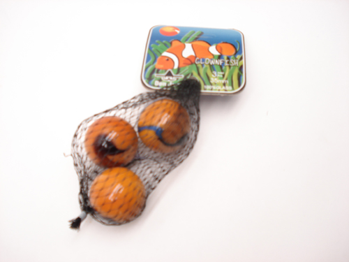 3 Clownfish knikkers 35mm 4036