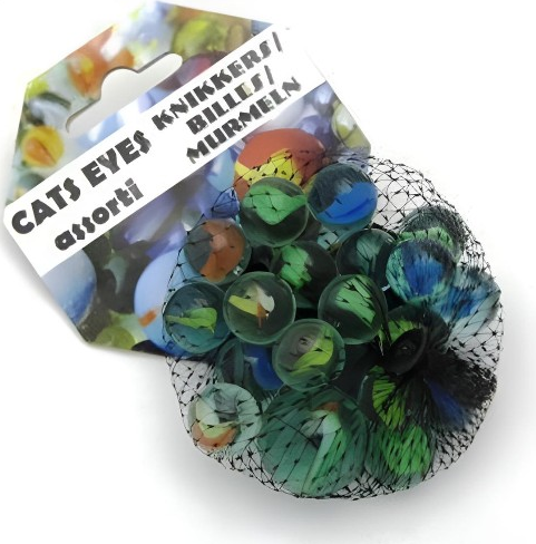 20+1 Cats Eyes knikkers (China) 4990