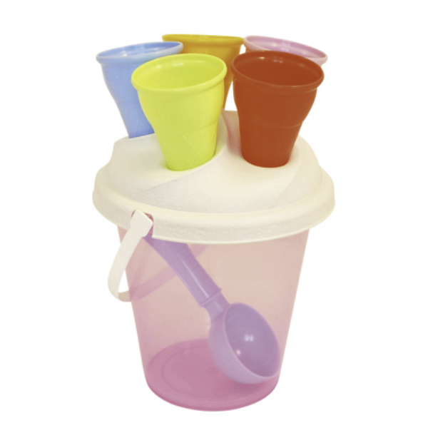 Ice cream emmerset rood/roze 7 dlg. 655