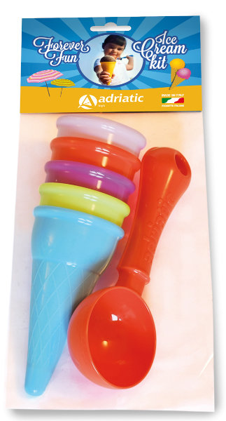 Ice cream zandvormpjes+schep 657