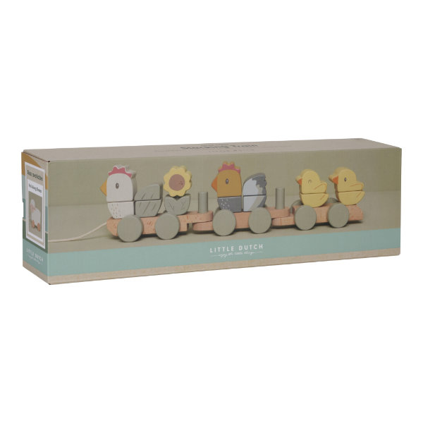 Little dutch blokkentrein kip LD7135