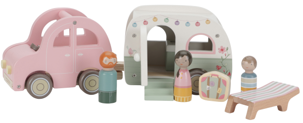 Little dutch auto met caravan FSC LD8022