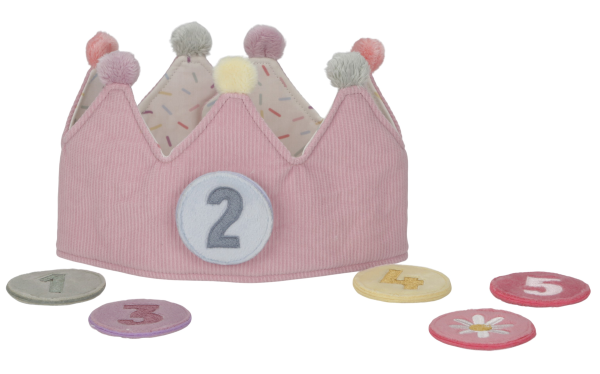 Little d. verjaardagskroon roze LD4515