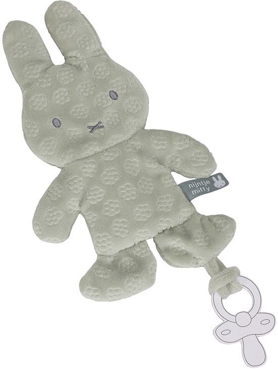 Nijntje speendoekje green flower NIJN892