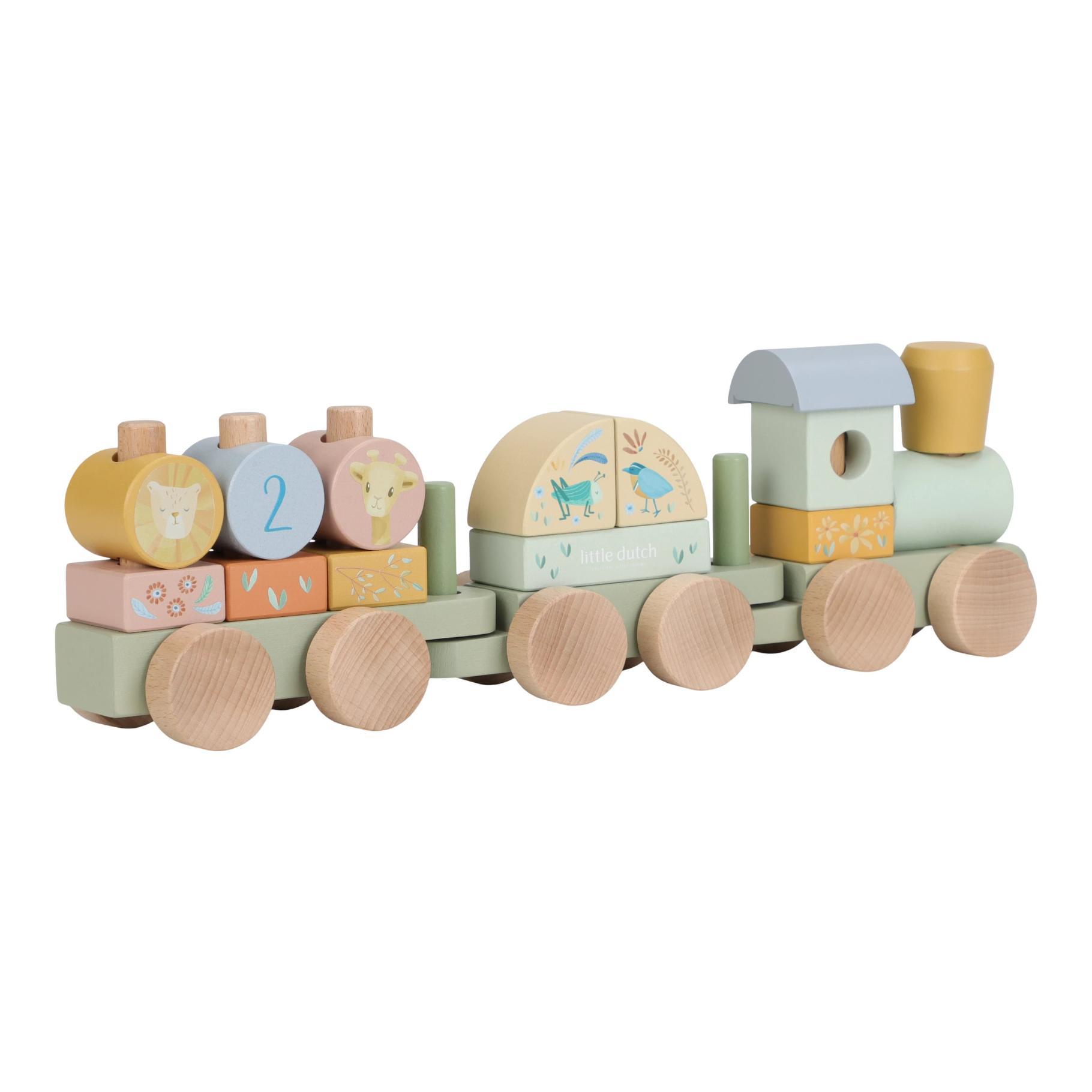 Little Dutch blokkentrein SF LD7435