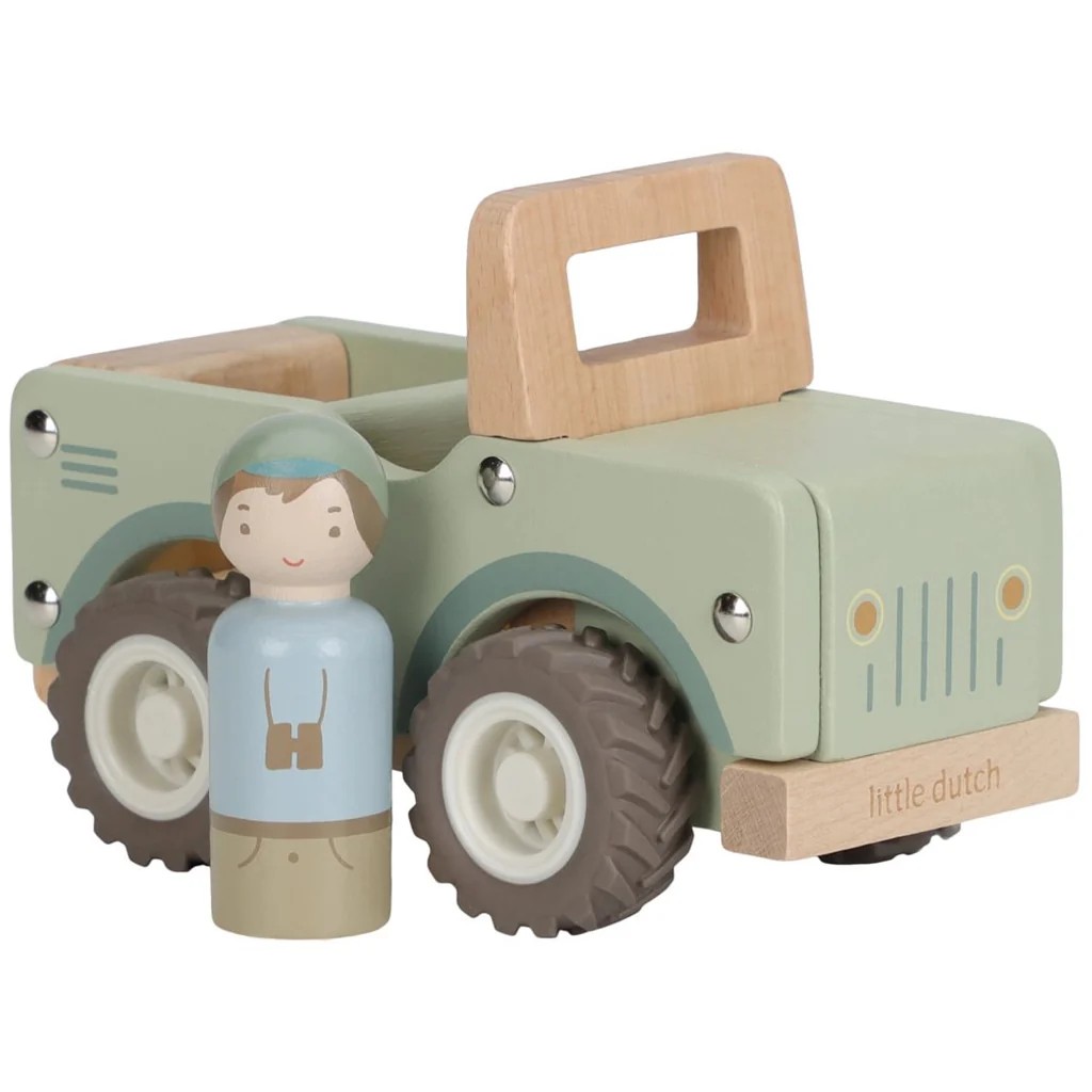 Little D. houten safari jeep SF LD7484