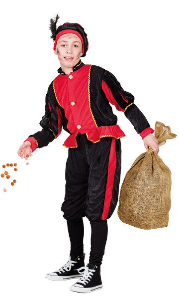 Kinder Pietenkostuum Rood 4-6 56800