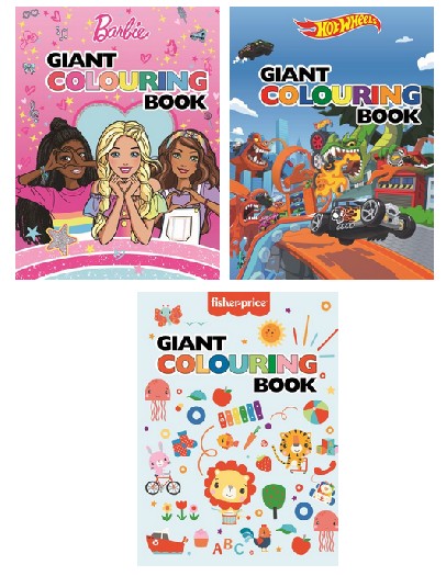 Groot kleurboek Barbie/HW/FP