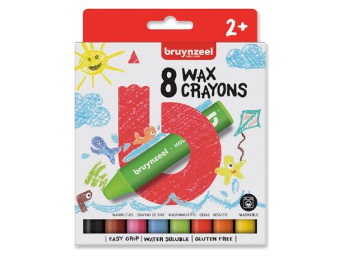 Bruynzeel 8 wax crayons 60131008