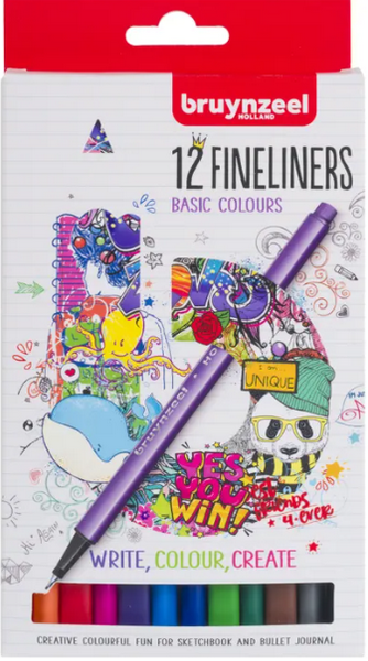 Bruynzeel 12 fineliners 60241112