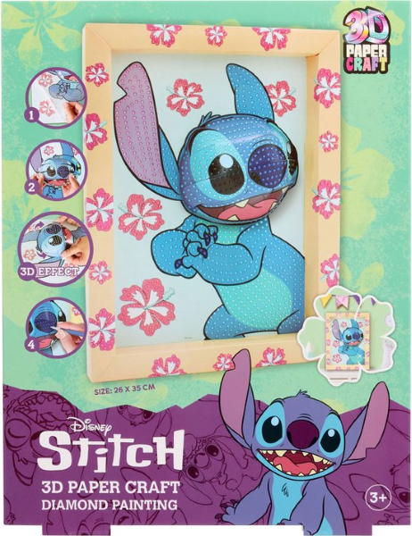 Stitch 3D paper craft diam.paint ST24333