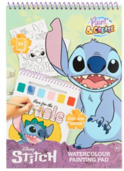 Stitch waterverf kleurboek ST24355