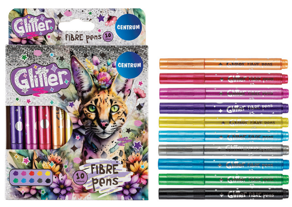 Centrum 10 glitter viltstiften 81230