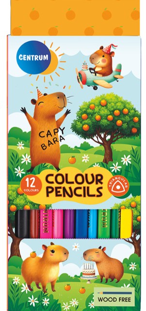 Centrum 12 kleurpotloden Capybara 81286