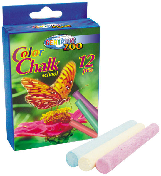 20X12 Schoolbord krijt gekleurd 80371