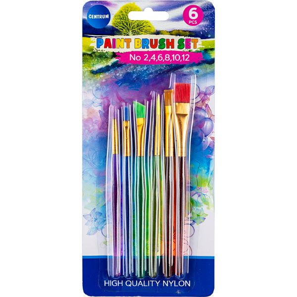 Centrum 6 penselen 2/4/6/8/10/12 80940