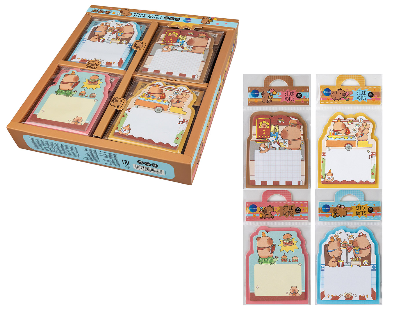 Centrum 32 sticknotes Capybara 81272