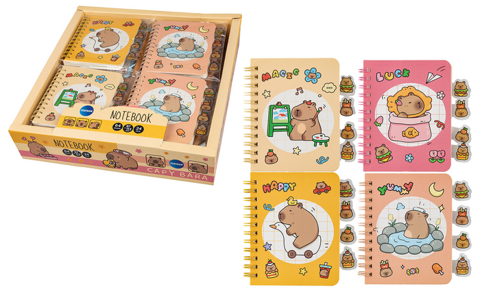 Centrum 24 notitieboekjes Capybara 81273