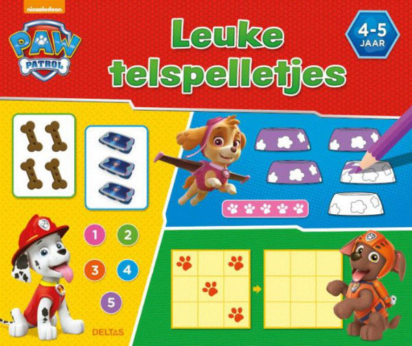 Paw Patrol leuke telspelletjes