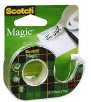 Scotch magic tape 19mm X 7.5m met houder