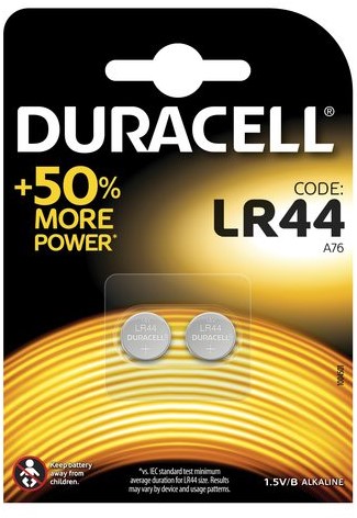 10*2 Duracell Alkaline LR44 3V