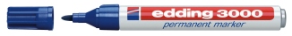 10 Edding 3000 Permanent Markers Blauw