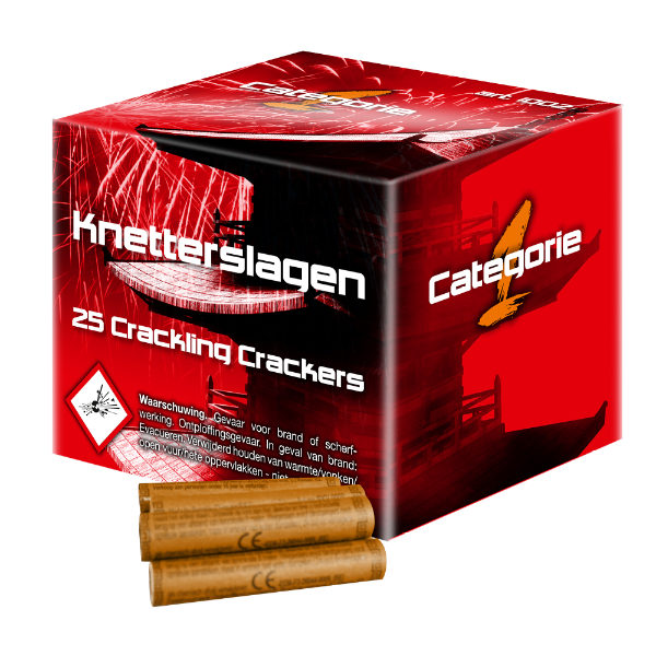 25 Knetterslagen in verpakking 1002