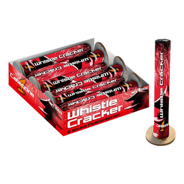 6 whistle cracker in verpakking 1059