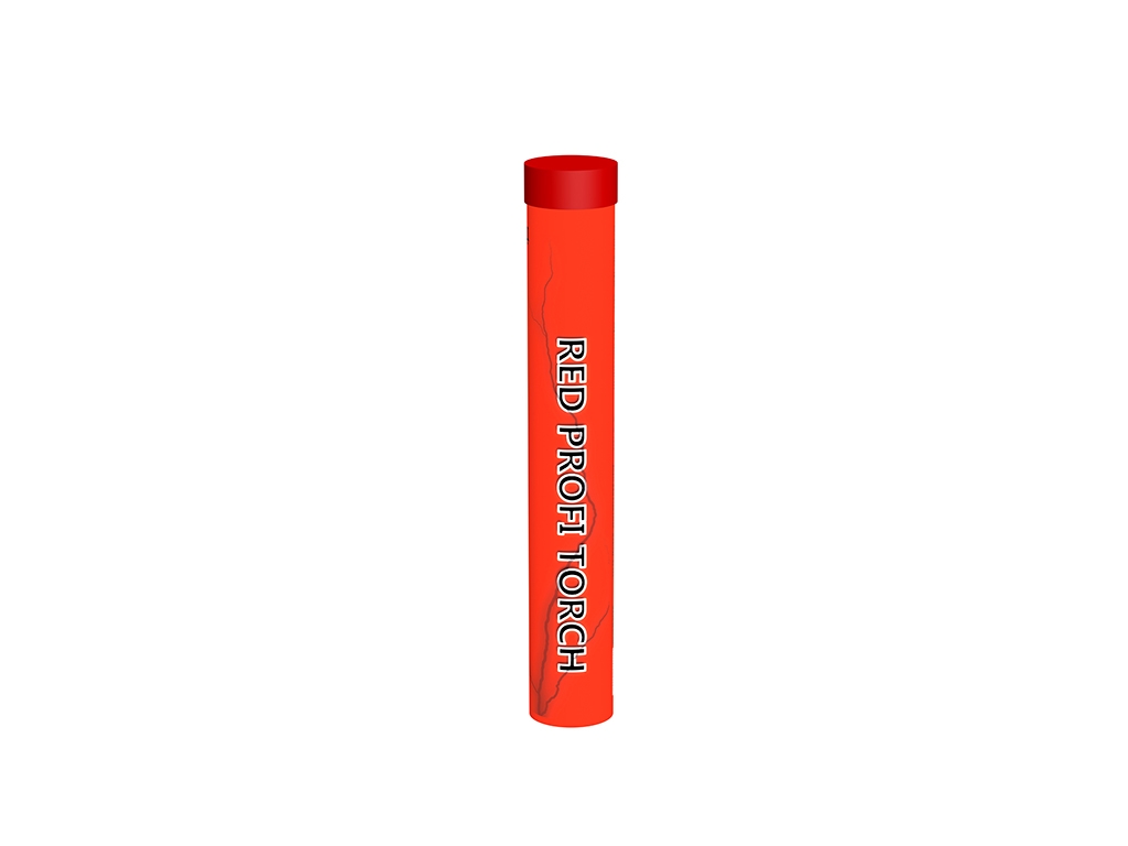 Profi torch ( fakkel ) Rood