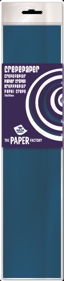 10 vel crepe papier donkerblauw 100537