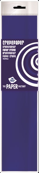 10 vel crepe papier marineblauw 100539