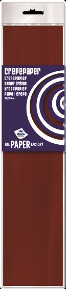 10 vel crepe papier bruin 100557