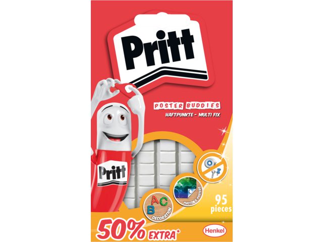 Pritt Poster buddies 65 + 30 pcs gratis