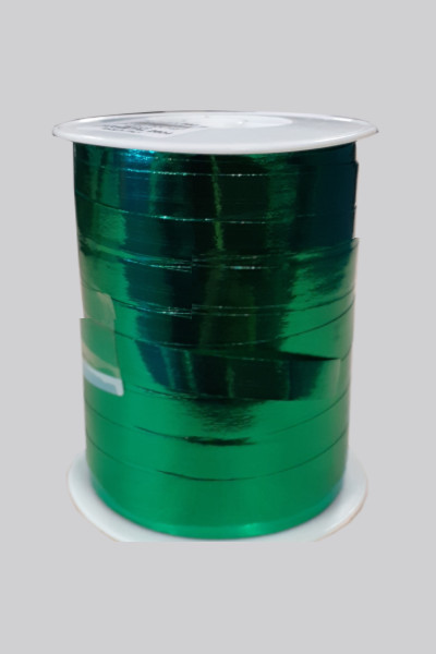 Krullint metallic groen 10 mm. 12107