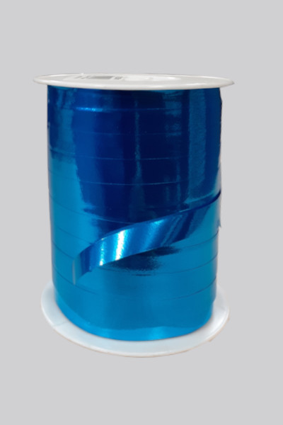 Krullint metallic felblauw 10 mm. 12114