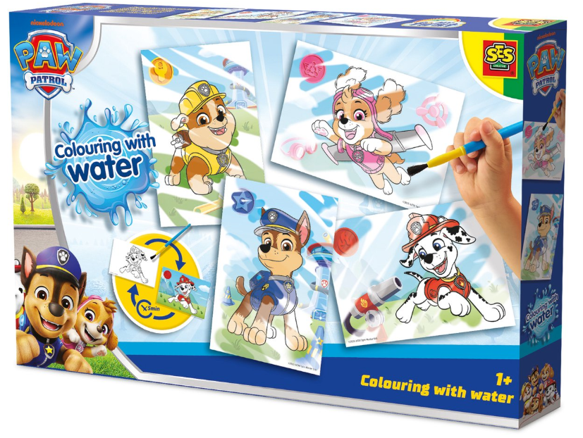 SES Paw Patrol-kleuren met water 14081