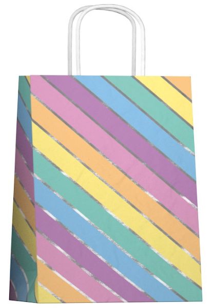 Papieren cadeau tas M Festive