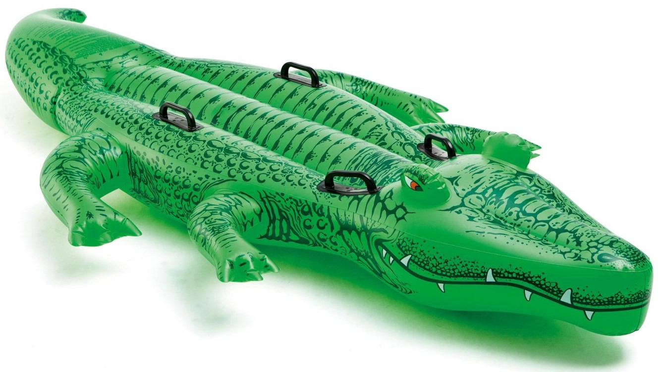 Opblaaskrokodil 203 x 114 cm 58562NP