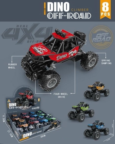 8 Dino off-road auto's in display 9950