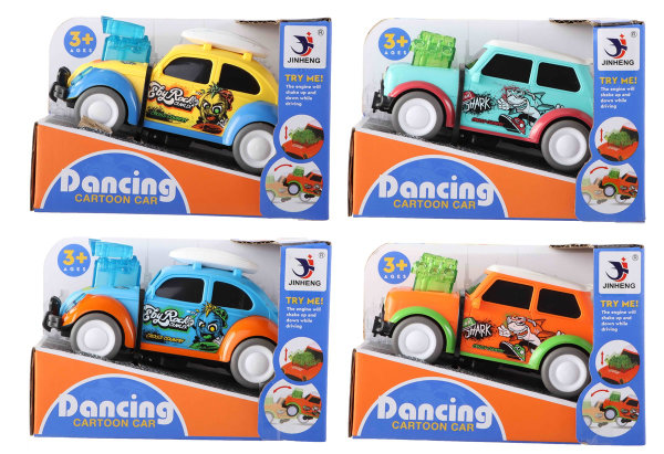 Auto 13 cm. dancing cartoon car 9845