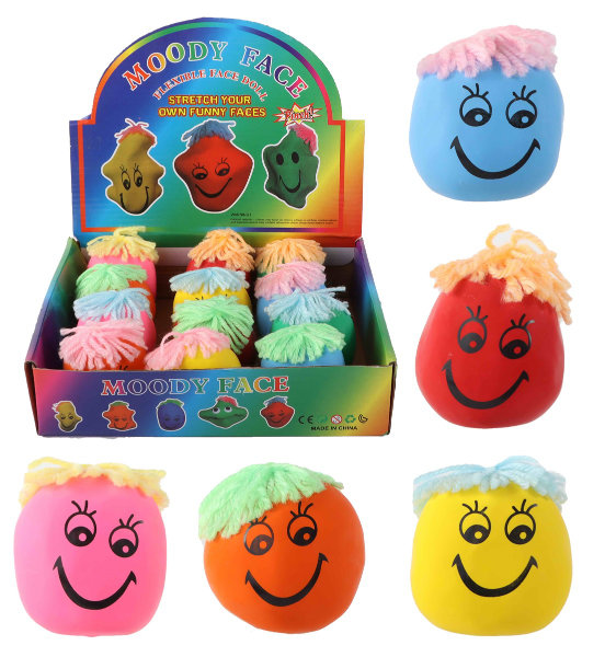 12 Kneed emotie gezichten in disp. 9862