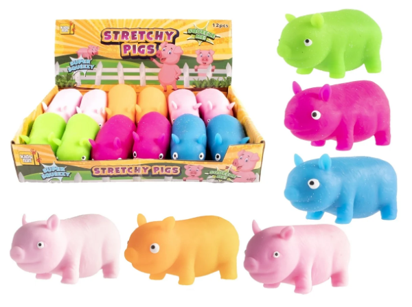 12 Squeeze zand gevulde varkens 4427