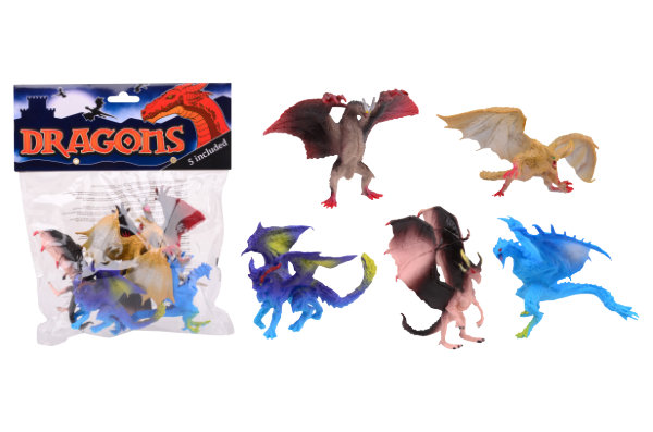 5 draken in zak 26864