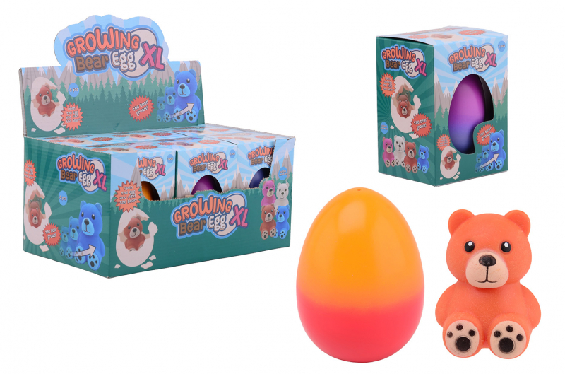 6 super groeiende beer in ei displ.24584