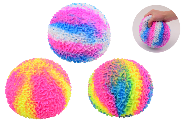 XXL koraal squeez bal in doos 24602