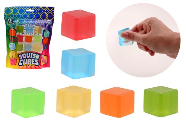 12 Squeeze kubussen in verp. 24624