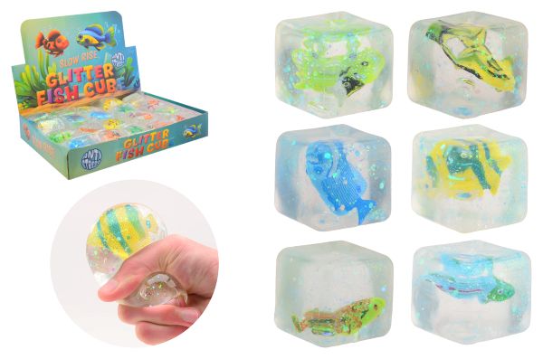 24 slow rise kubus met vis 24625