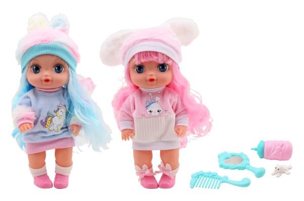 Drink en plaspop met grote ogen 27744