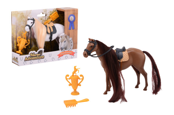 Paarden speelset haren borstelen 27706